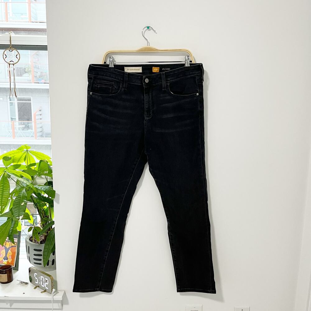 Anthropologie Pilcro and the Letterpress Black Stet Jeans Size 32
